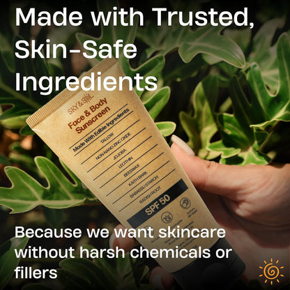 Sky and Sol Face and Body Sunscreen SPF 50